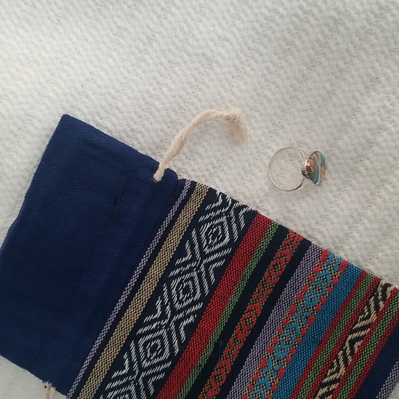 Sterling & Turquoise Ring - Picture 5 of 10